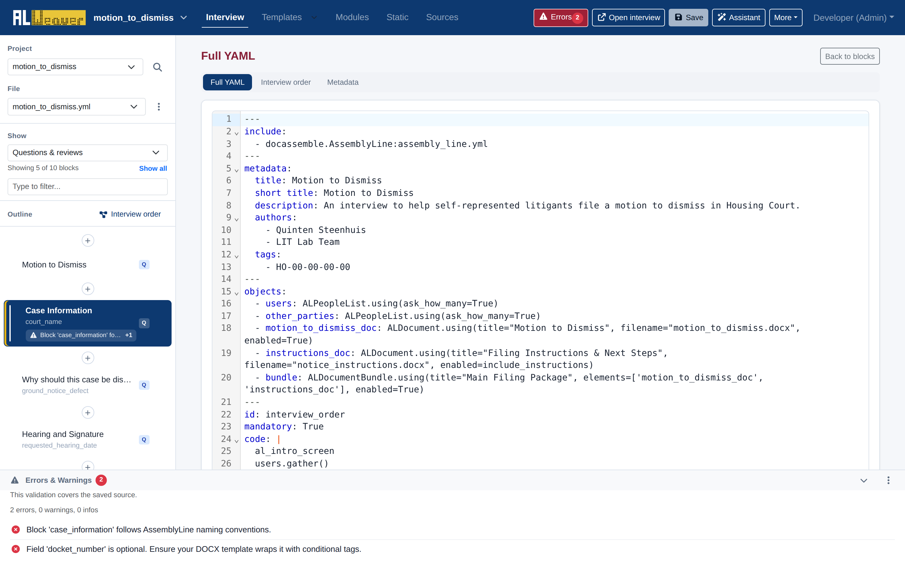 Full Raw YAML View in CodeMirror 6